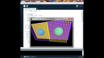 A Processing Animation Program Implementing and Illustrating an Optical Illusion (用程式動畫實證你的視錯覺)