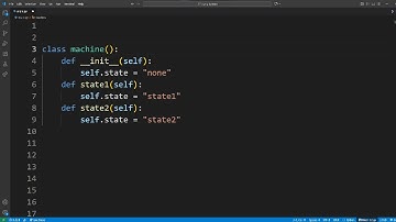 how to make a State Machine in python
