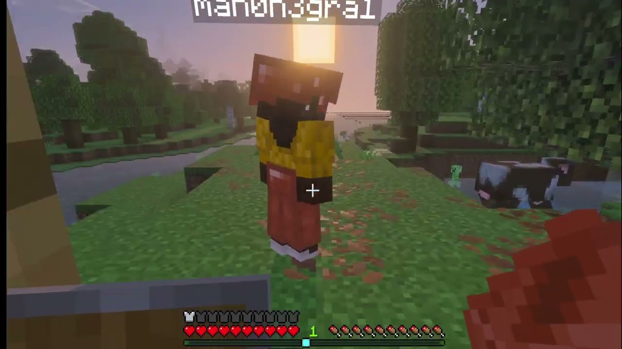 playing with my friend minecraft ep2