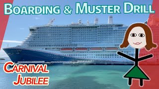 Carnival Jubilee: Boarding and cabin tour on Carnival's New Ship!Jubilee