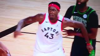 Pascal siakam React Jason tatum Offensive rebound | GAME 7 BOSTON VS RAPTORS 2020 NBA PLAYOFFS