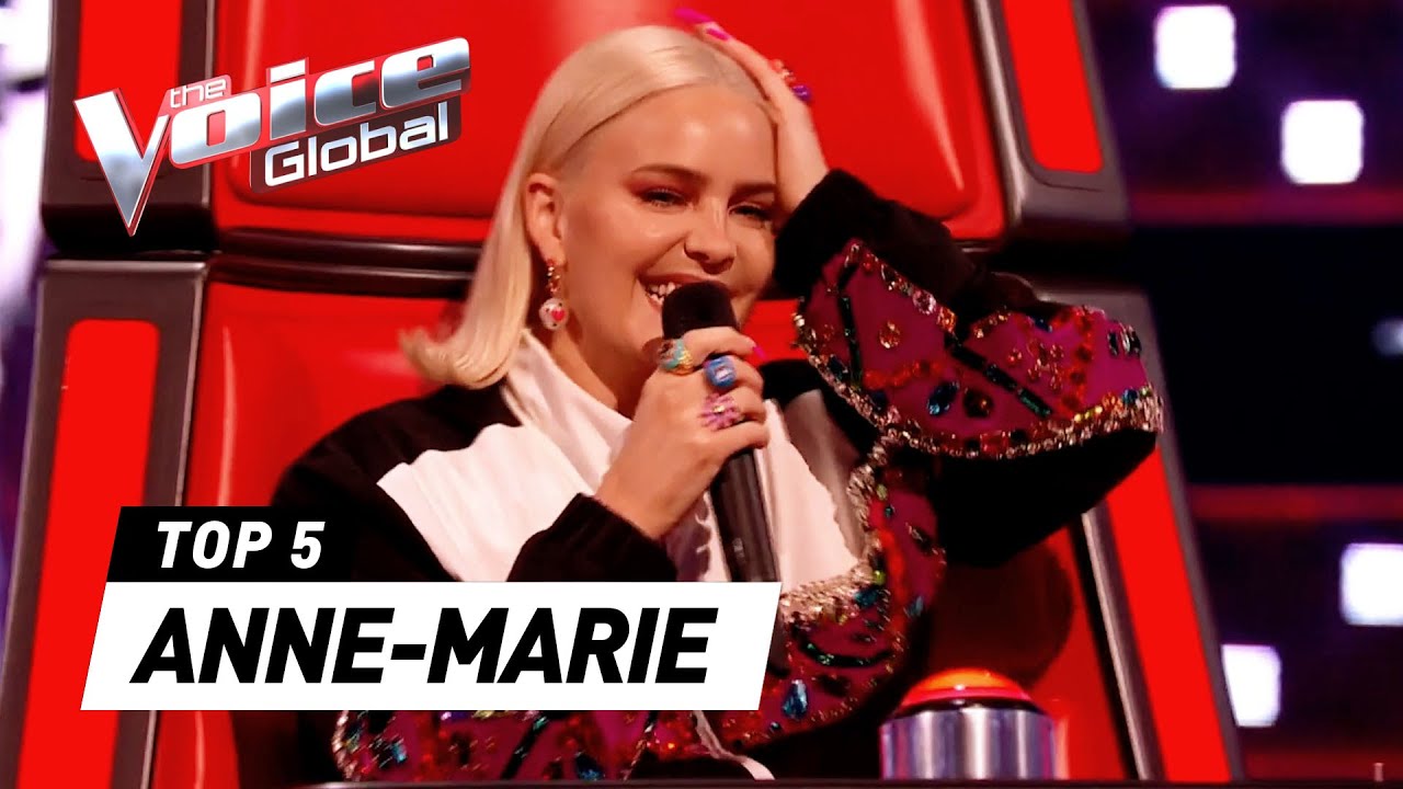 Every time Coach ANNE-MARIE sings on The Voice UK