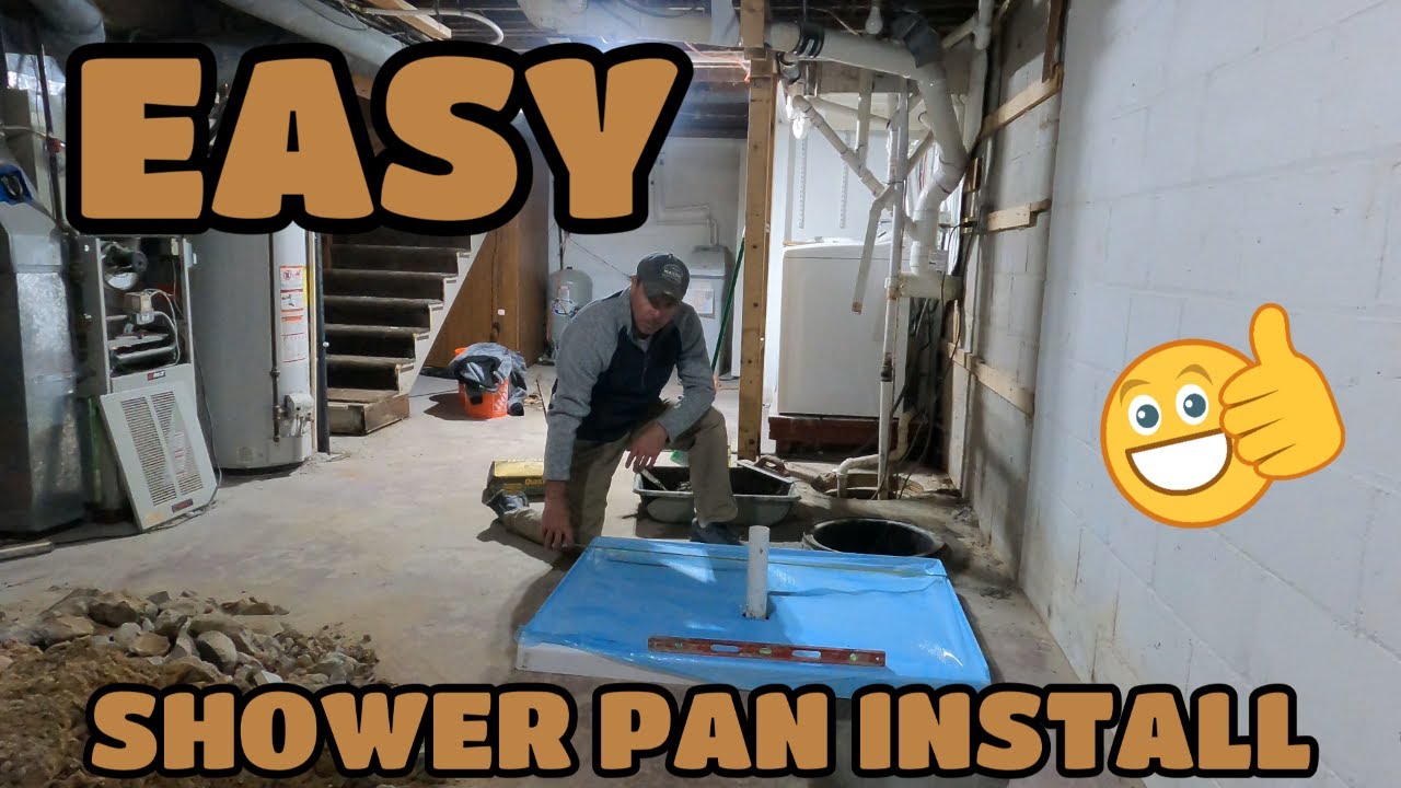 FIBERGLASS SHOWER PAN INSTALLATION YouTube