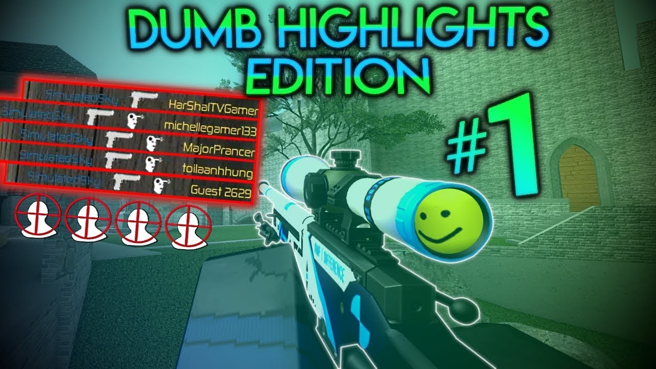 Roblox Csgo Dumb Highlights 1 Youtube - roblox csgo gameplay 1