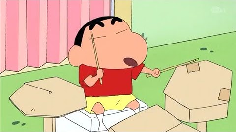 Crayon Shinchan - Berjiwa Penyanyi Rock - Bahasa Indonesia ( Dub JPN - Sub Indo )