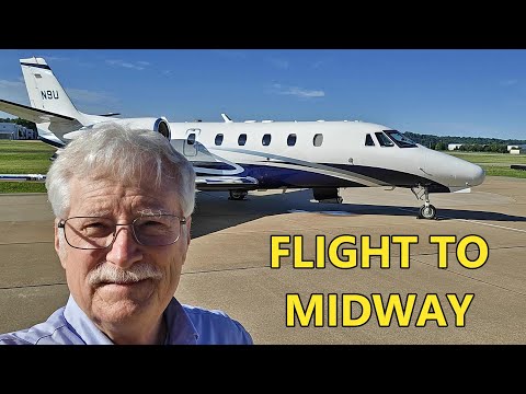 CESSNA CITATION Flight to Chicago Midway