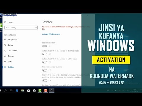 Video: Ninawezaje kuondoa uanzishaji wa Windows 10?