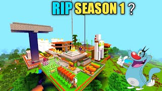 Minecraft | Why Rip Season 1 Of Minecraft | With Oggy and Jack | Minecraft Pe | In Hindi |