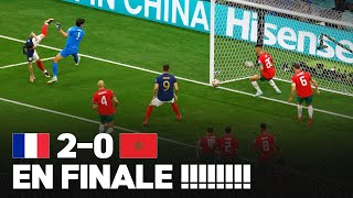 ???????? C'EST FAIT !!!!!! La France sort le Maroc (2-0) et est en FINALE de Coupe du Monde !!!