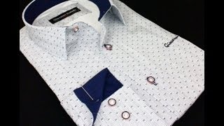 Стрейчевая мужская рубашка Giovanni Fratelli модель 7514-2