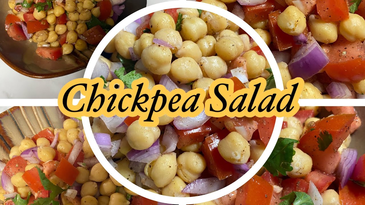Chickpea Salad Healthy Salad White Kadala Salad YouTube