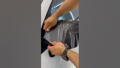 PPF Carbon Film on Porsche Side Mirrors