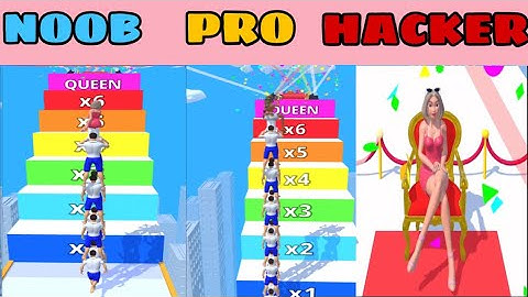 NOOB vs PRO vs HACKER in I Am The Queen - All Levels Gameplay, New Game (Android, iOS)