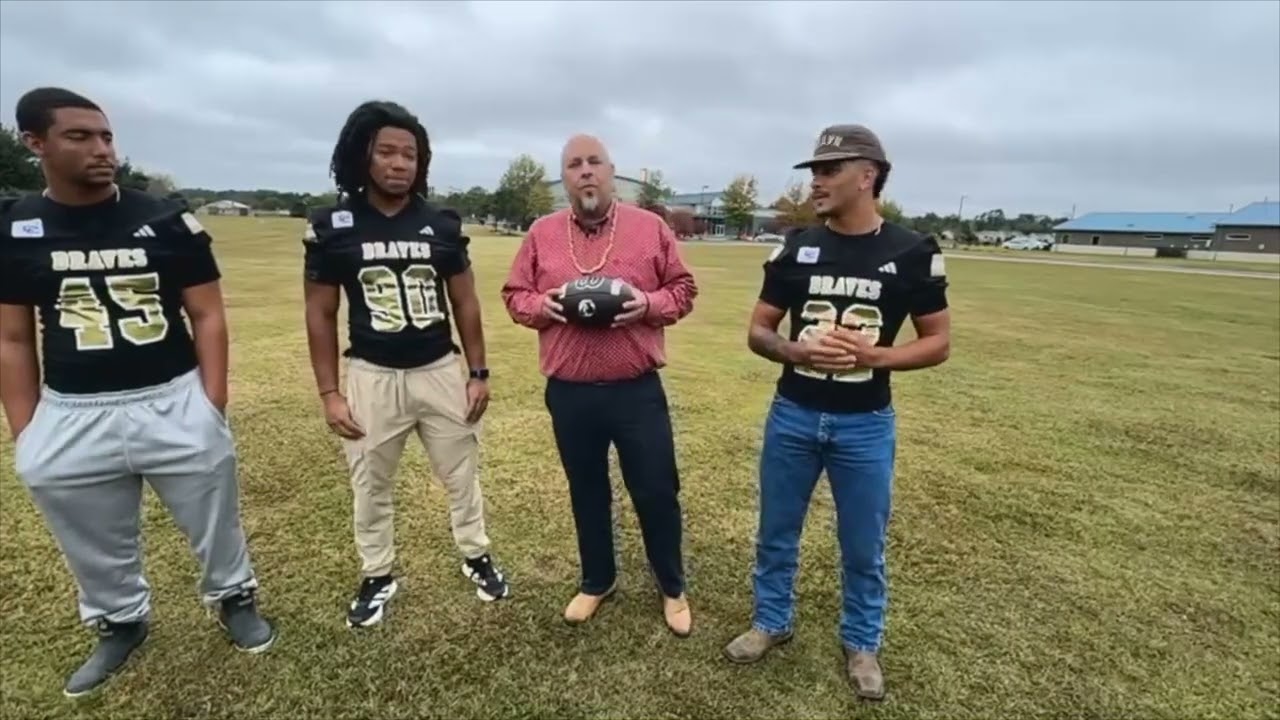 Chairman Lowery Pumps Up UNC Pembroke Players Ahead of Big Game
