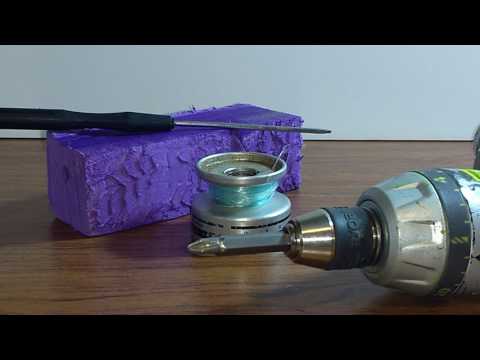 Remove Fishing Line From A Spinning Reel Spool Quickly and Easily 