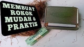 Cara membuat rokok dengan alat mascotte/roll box mascotte