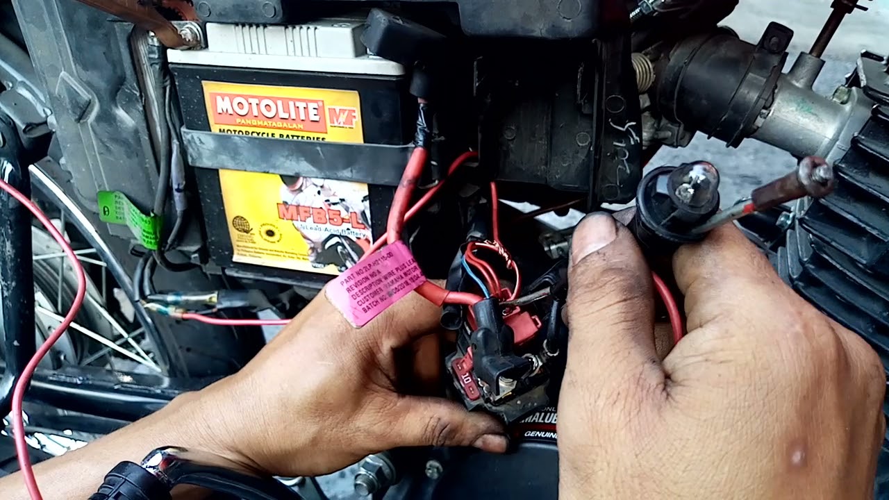 Yamaha ytx125 push putton troubleshoot with starter relay