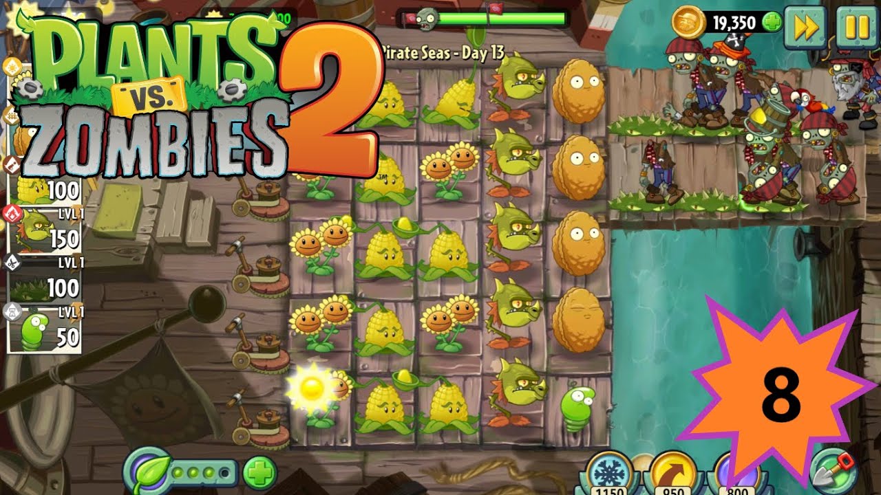 Plants Vs Zombies-2 Gameplay Walkthrough Part-8😈💀