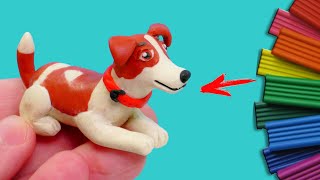 Dog with Clay | Jack Russel Terrier