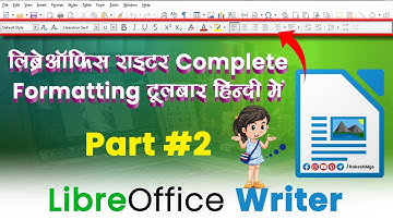 LibreOffice Writer Formatting Toolbar in Hindi | Formatting Toolbar functions | libre office | CCC