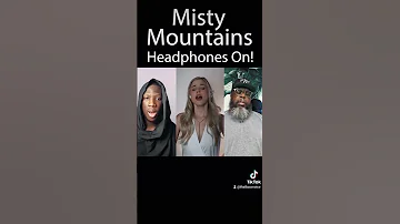 Experience Misty Mountains In A Whole New Way The Official Trio Cover 