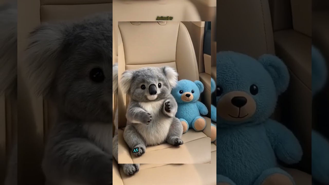 Koala with a cute and funny pose😍