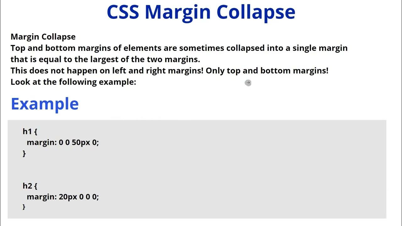 CSS Margin Collapsing | collapse css margin | #css #38 - YouTube