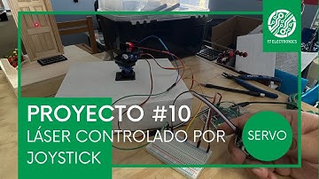 Proyecto #10 - Láser Controlado por Joystick #arduino #electronica #tjelectronics