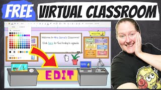 Everything You Can EDIT in My Virtual Classroom Which You Can DOWNLOAD for FREE ON TPT