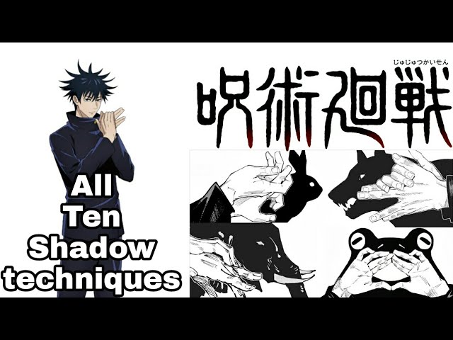 All Ten Shadow Techniques Of Megumi Fushiguro Jujutsu Kaisen Jujutsukaisen Youtube All Ten Shadow Techniques Of Megumi Fushiguro Jujutsu Kaisen Jujutsukaisen Youtube
