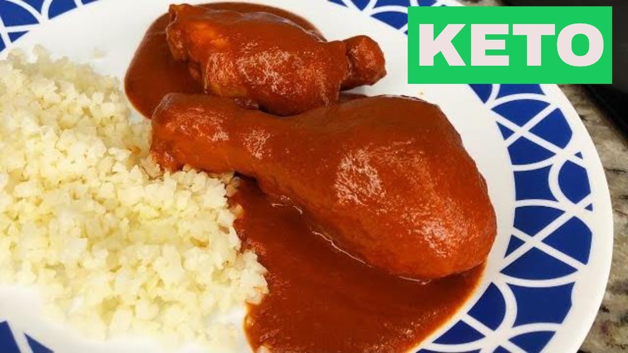 Cómo hacer  MOLE de POLLO KETO sin gluten sin harinaS sin azúcar/ recetas KETO