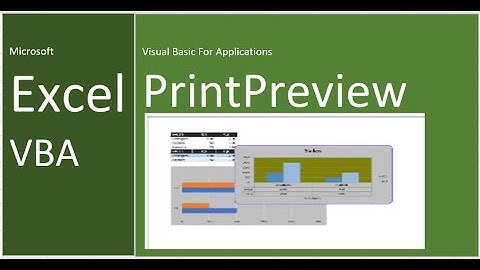 Excel | VBA | PrintPreview | How To Use PrintPreview in VBA