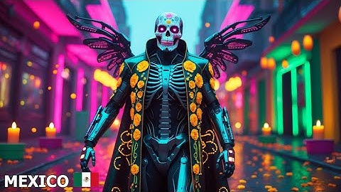 Asking AI to create a Cyberpunk Villain for each Country