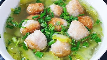 Cách nấu CANH KHỔ QUA CÁ THÁC LÁC để khổ qua không đắng nước ngon và ngọt | Món Ngon Mỗi Ngày