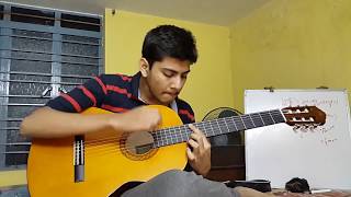 Gratitude (amin toofani) (classical guitar cover)...Soumyajit Pyne