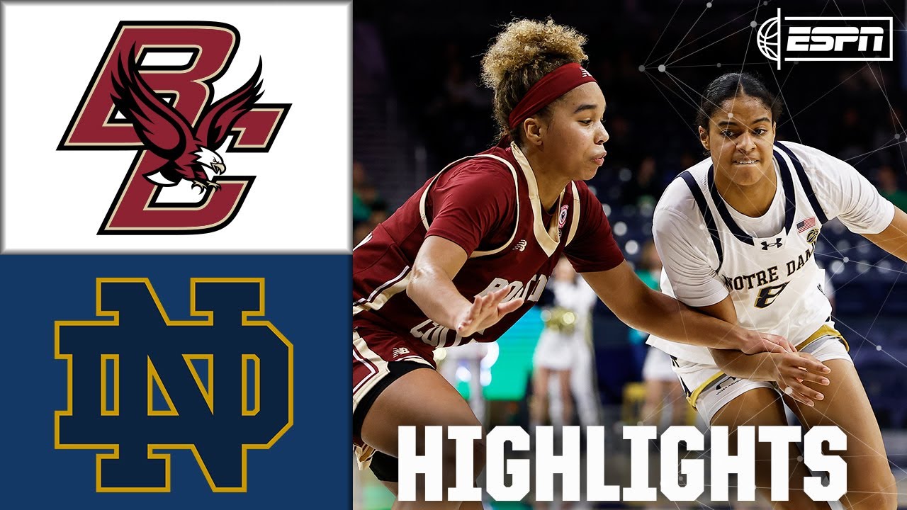Notre Dame Fighting Irish vs. Boston College Eagles | Full Game Highlights | ESPN College Basketball