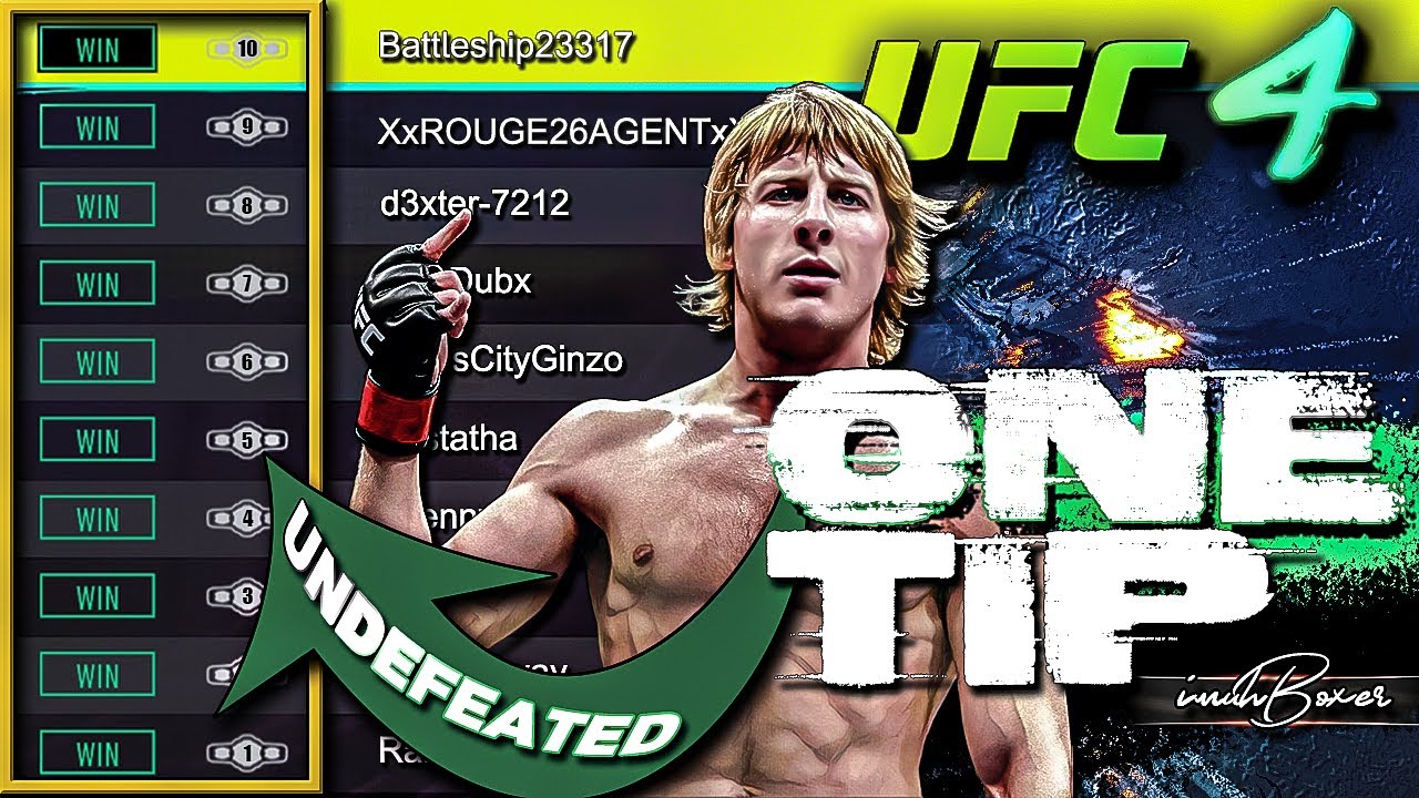UFC 4 Learn 1 SECRET Tip To Win Championship Ranked Fights How I Went