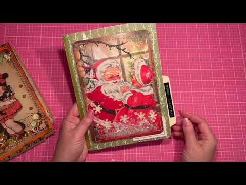 christmas junk journal - YouTube