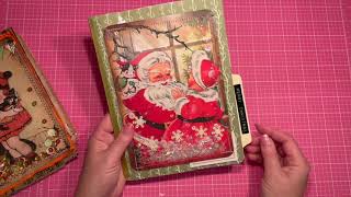 christmas junk journal - YouTube