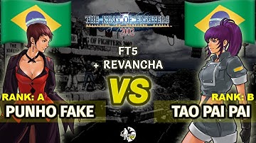 PUNHO FAKE vs MESTRE TAO PAI PAI TOP MATCH KOF 2002 The King of Fighters Brasil