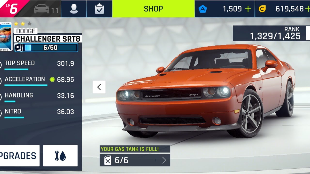 ASPHALT 9: LEGENDS GAMEPLAY #1--UNLOCKED DODGE CHALLENGER SRT8\TUTORIAL