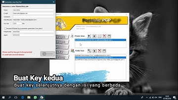 Enkripsi dan Dekripsi menggunakan PortablePGP dan membuat Private Key serta Public Key
