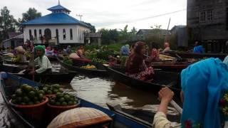 Floating Market Of Banjarmasin, Kalimantan