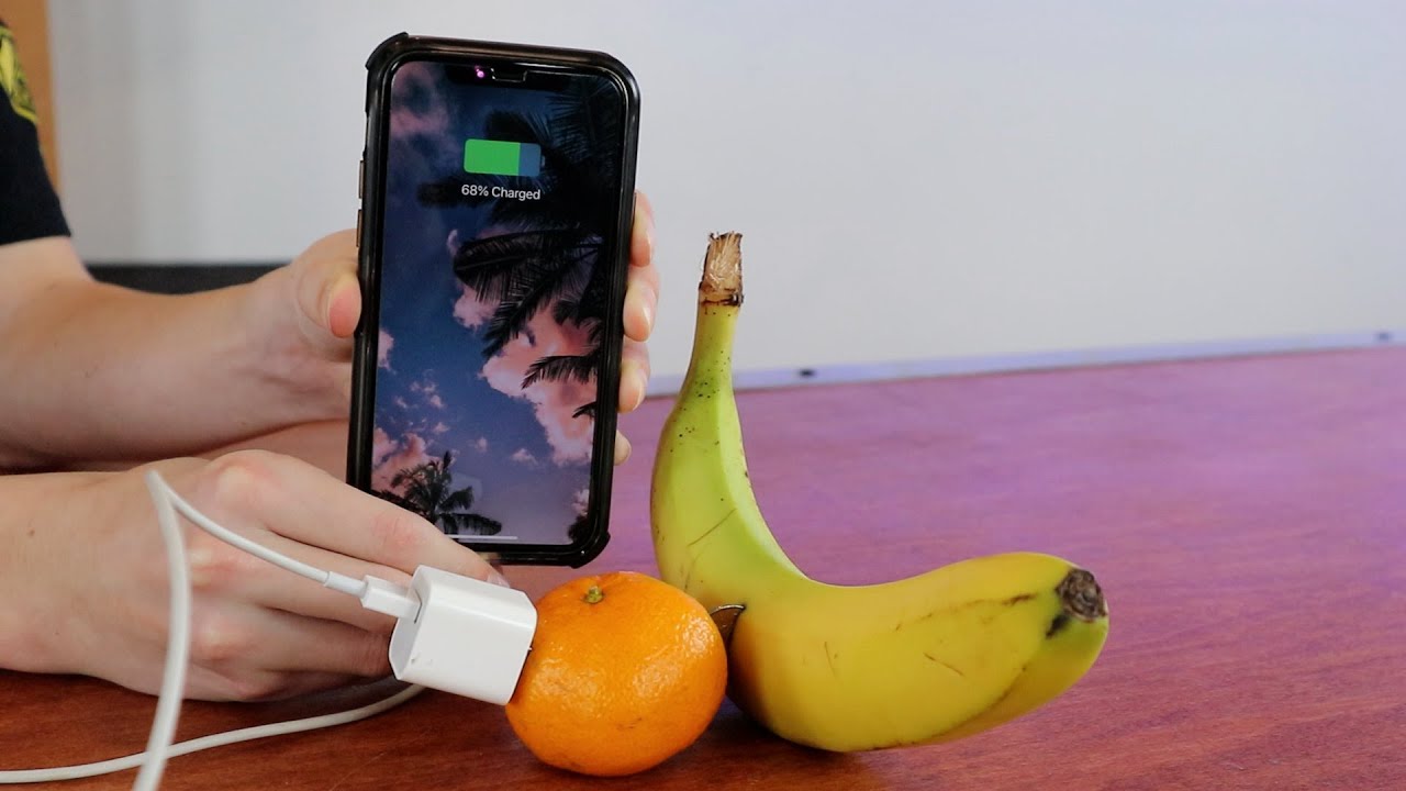 Charging Phones Using Fruits?