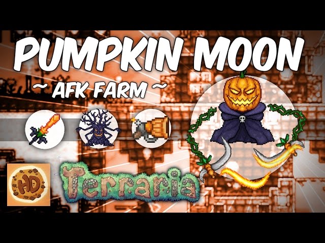 Crushing Pumpkin Moon and all 3 Mechanical Bosses using an easy-to-build  Cannonball Arena