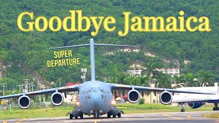 Super Departure  Montego Bay Jamaica C17 US Air Force