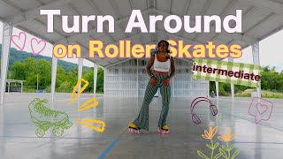 how to turn in your roller skates pt. 2 | advanced beginner roller skate tutorial