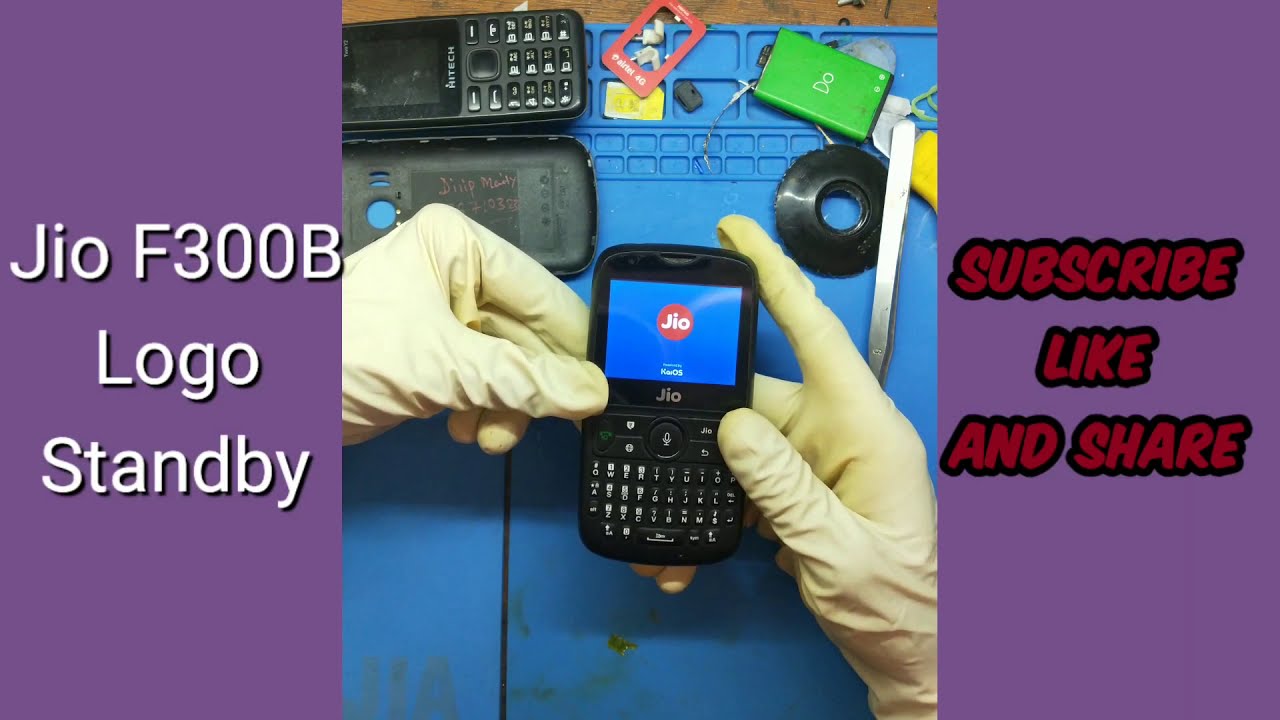 Jio F300B logo standby