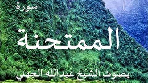 سورة الممتحنة بصوت الشيخ/ عبدالله الجهني 60