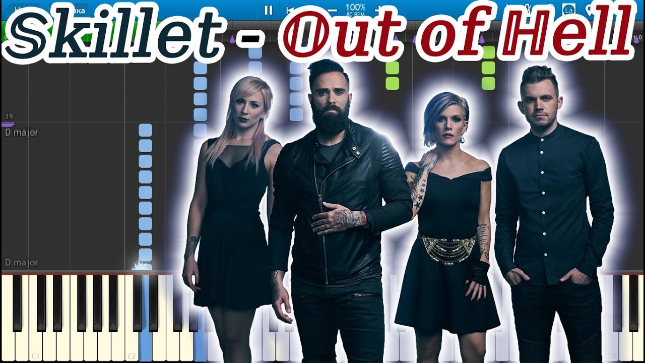 Skillet Out of Hell [Piano Tutorial] Synthesia YouTube
